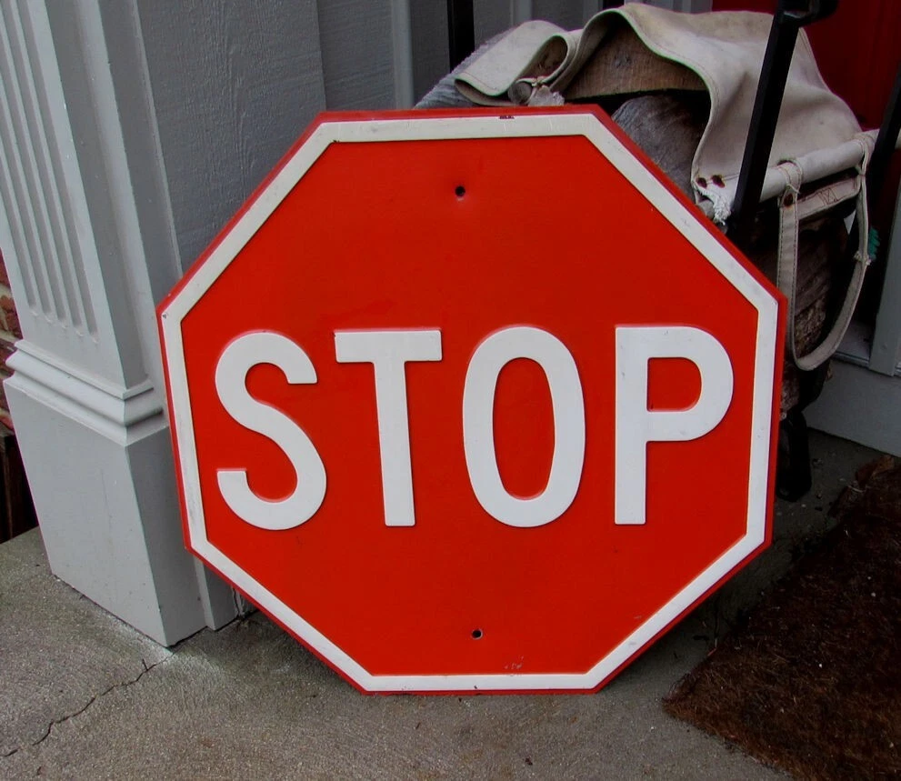 Stop Sign Collectible Transportation Signs for sale | eBay