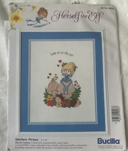 Vintage Herself The Elf Bucilla Needlepoint Craft Stitchery Picture 49243 8x10 - Picture 1 of 9
