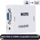 VGA zu HDMI VGA2HDMI Konverter für TV/Projektor/PC/Monitor/HDTV/DVD