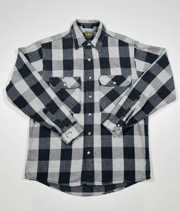 Camisa De Colección OshKosh B'gosh Para Hombres Mediana Buffalo Franela a Cuadros Hecha en EE. UU. Años 90 - Imagen 1 de 6