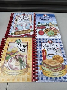 4 Gooseberry Patch Cookbooks Grandmas Best Recipes Blue Plate Special Come Over - Picture 1 of 9