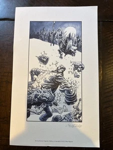 Duncan Fegredo Signed Hellboy Print Rare 2012 HTF - Picture 1 of 1