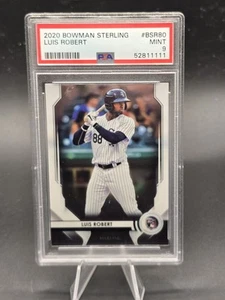 2020 Bowman Sterling #BSR80 Luis Robert PSA 9 MINT RC White Sox - Picture 1 of 2