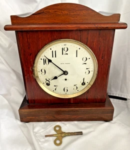 Antique Vintage Seth Thomas Pendulum Mantel Clock Vintage Parts Or Repair - Picture 1 of 11