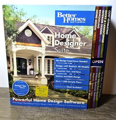 Better Homes And Gardens Home Designer Suite Computer Software/CD 2006 - Image 1 of 4