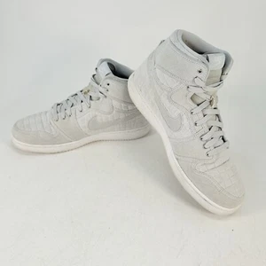 Jordan 1 Retro AJKO Mens Shoes, Size 10.5 Pure Platinum, Quilted, 638471-004 - Picture 1 of 10