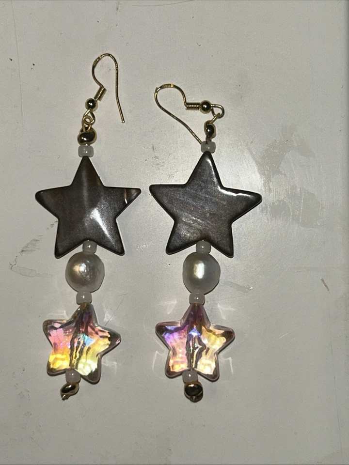 Pendientes para mujer She’ll Star And Freshwater Pearl” Foto 1 de 1