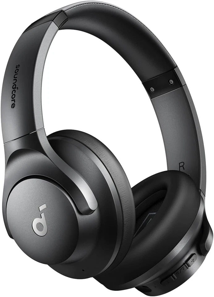 soundcore by Anker Q20i Hybrid Active Noise Cancelling Headphones Large Bass App - Image 1 of 4