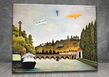 Henri Rousseau View of the Bridge of Sevres WALL PAINTING ART PRINT POSTER 1847