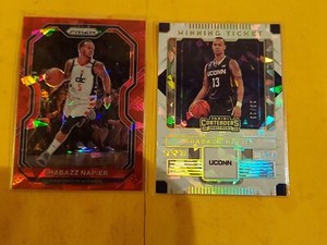 2020-21 Contenders Draft Picks Winning Tickets Cracked Ice /23 Shabazz Napier #9