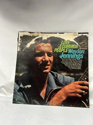 Waylon Jennings - Love Of The Common People 1967 USA Mono Orig. Vinyl LP - Image 1 of 3