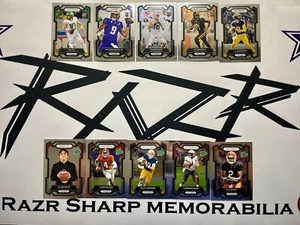 2024 PANINI PRIZM DRAFT PICKS FOOTBALL QB ROOKIES AND RATED PROSPECTS RAW LOT - Picture 1 of 3