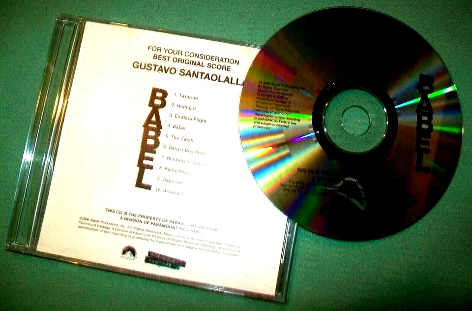Gustavo Santaolalla Promo CD Babel Original Erziehle - Bild 1 von 1