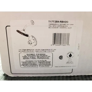 Delta T17T259-RBH20 Trinsic Tempassure 17T Series Thermostatic Shower Trim - Picture 1 of 3