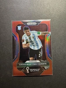 2022 Panini Prizm World Cup Qatar /49 Lucas Martinez Quarta RC Rookie Red Prizm - Picture 1 of 2