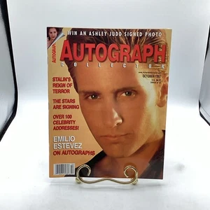 Autograph Collector - October 1997 - Emilio Estevez - Picture 1 of 5