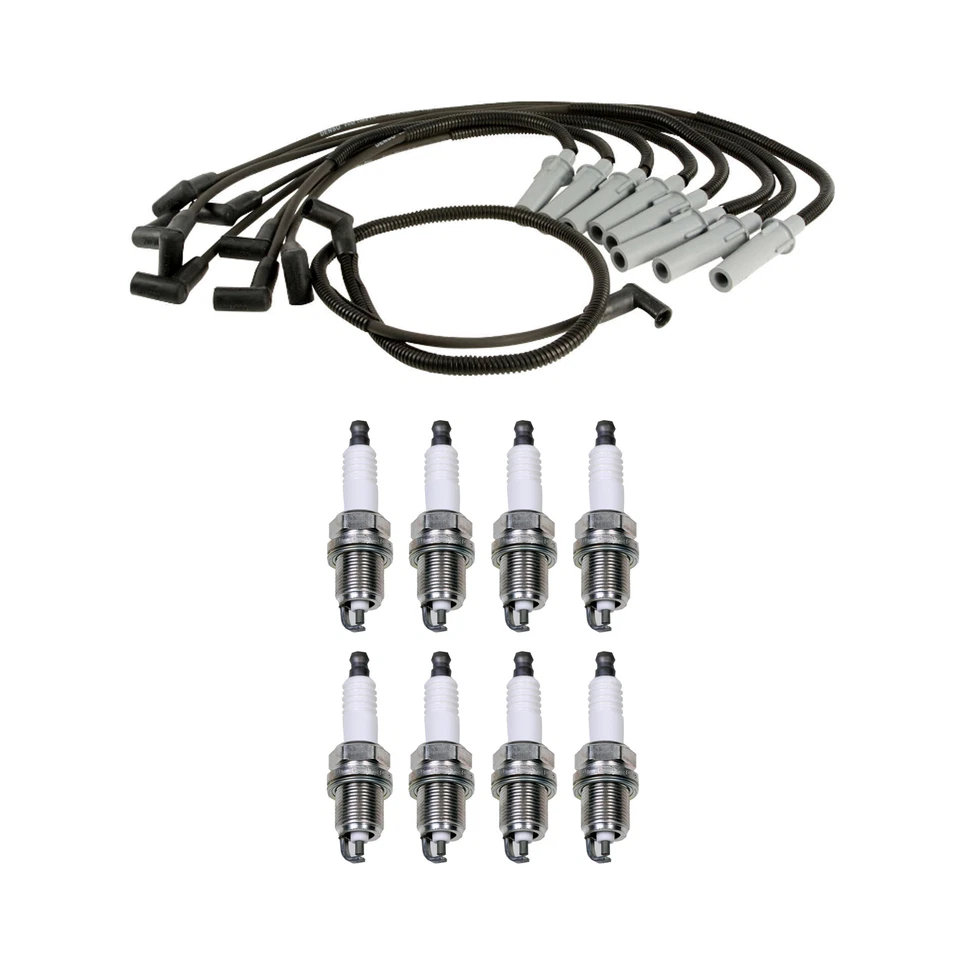 Juego de cables Denso 7 mm y 8 bujías ranura en U 0,032 kit para Dodge 5,2 L 5,9 L V8 Foto 1 de 1