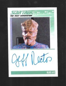 Star Trek Next Generation Archives Inscriptions 2022 Autograph Card Jeff Rector