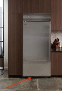 Sub Zero 7014698 36" NEU schwarz Trittplatte Trittplatte | Modelle 501 550 601 650 661 - Bild 1 von 5