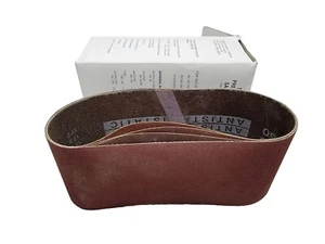 Sungold Premium Quality Sanding Belts 4" X 24" 100 Grit - 4pcs. - Open Box - Picture 1 of 2