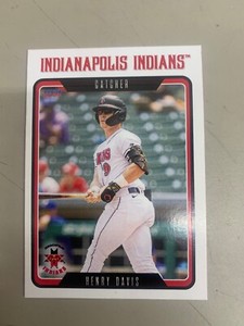 Henry Davis Card 2023 Indianapolis Indians Team Card