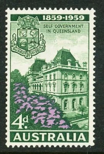 Australian 1959 Self Government of Queensland stamp, MNH - Picture 1 of 1