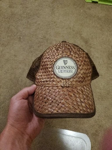 Guinness Pure Genius Paja Tejida Snapback Cerveza SnapBack Edición Limitada ¡NUEVO CON ETIQUETAS! Foto 1 de 3