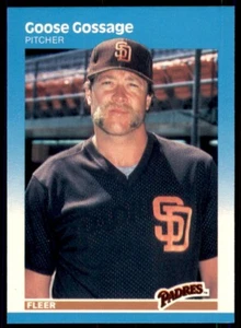 1987 Fleer Glossy Goose Gossage . San Diego Padres #415 - Picture 1 of 2