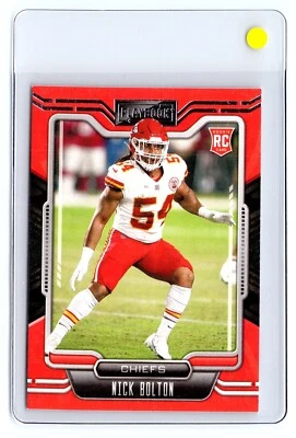 2021 Panini Playbook Rookie RC #165 Nick Bolton Kansas City Chiefs - Image 1 of 2
