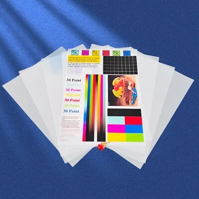  8.5x11，Screen Printing Waterproof Inkjet Transparent Film for EPSON，100 sheets - Image 1 of 4