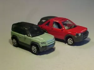 2-3 INCH Land Rover Freelander Welly & Defender Matchbox 1/64 Diecast Mint Loose - Picture 1 of 7