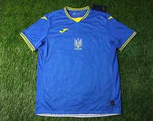 UKRAINE TEAM 2021 2024 FOOTBALL MEN SHIRT JERSEY AWAY JOMA ORIGINAL SIZE XL NEW - Picture 1 of 12