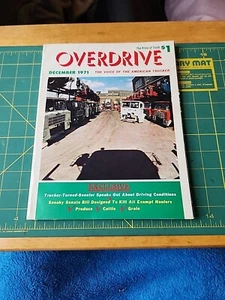 December 1971 OVERDRIVE TRUCKER MAGAZINE  Kenworth Peterbilt Brockway Etc - Picture 1 of 7