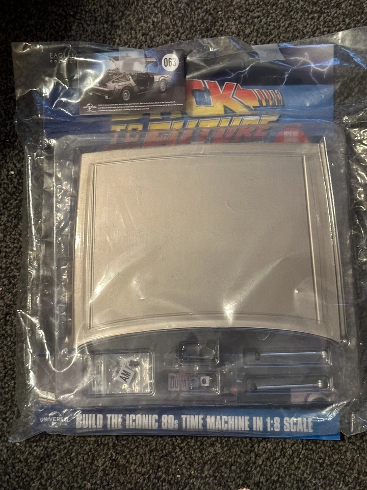 1:8 SCALE EAGLEMOSS BACK TO THE FUTURE BUILD YOUR DELOREAN ISSUE 63 - Image 1 of 1