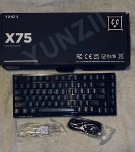 YUNZII X75 PRO 82 Key Wireless Hot Swappable Mechanical Gaming Keyboard - Picture 1 of 1