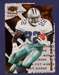 1996 Assets A die Cut Above #A96 Emmitt Smith Promo - Bild 1 von 2