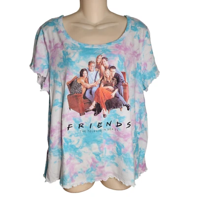 FRIENDS Television Series Top Plus Size 3XL T Shirt Short Sleeve Tee Womens Foto 1 de 4