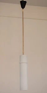 Suspension Stilnovo IN Opal And Brass, Italy, Years' 60 - Picture 1 of 15