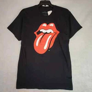 Rolling Stones Shirt Mens Extra Large XL Black Rock Music Tongue Classic NWT - Picture 1 of 14