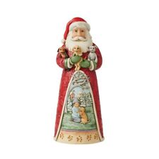 Jim Shore Heartwood Creek Santa with Puppies Figurine for Dog Lover 6010825