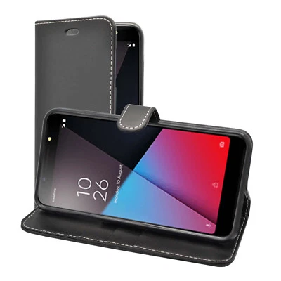 For Vodafone Smart N9 Lite Case Wallet Flip PU Leather In Various Colours Cover - Image 1 of 4