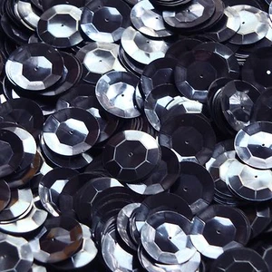 20mm Cup Sequins Navy Blue Metallic. Made in USA - Picture 1 of 2