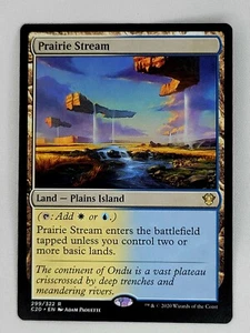 MTG Prairie Stream – Innistrad:Crimson Vow Commander Magic the Gathering Card(M) - Picture 1 of 2