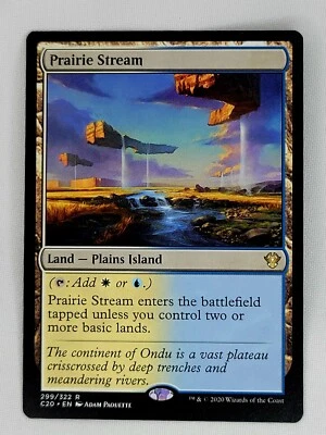 MTG Prairie Stream – Innistrad:Crimson Vow Commander Magic the Gathering Card(M) - Image 1 of 2