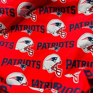 9+ Yards New England Patriots Stoff Baumwolle Football NFL 54" breit - Bild 1 von 8