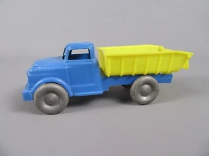 C124 Vintage Spielzeug Basar Lastwagen Container Kipp- Plastik L 17.7 CM - Picture 1 of 14