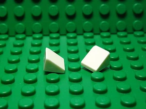 Lego NEW white 1 x 1 slope bricks    Lot of 10 - Picture 1 of 1