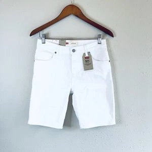 Levi’s 511 Boys Slim Jean Shorts White Size 16 28W NEW - Picture 1 of 12