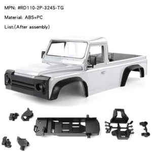 2 Doors 324mm Body Shell for 1/10 RC Crawler Car Traxxas Land Rover Camel Cup - Picture 1 of 40
