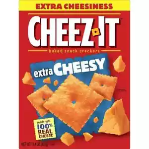 3X Cheez-It EXTRA CHEESY Baked Snack Crackers 12.4oz Box - Fresh & Delicious - Picture 1 of 1